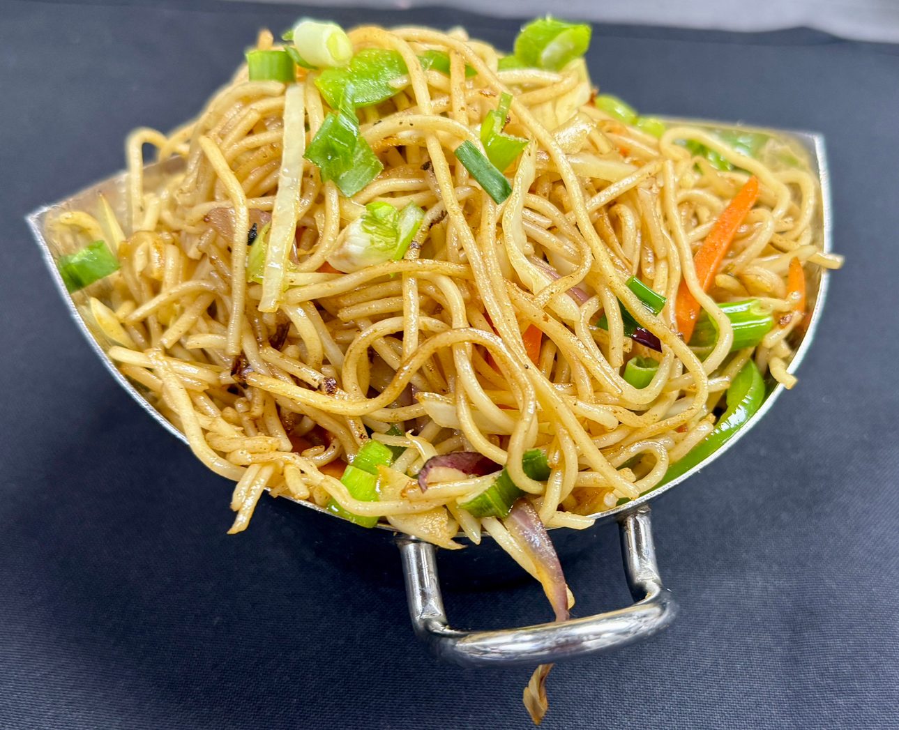 Vegetable Hakka noodles.