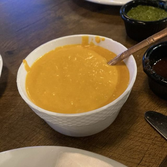 Garlic hummus.