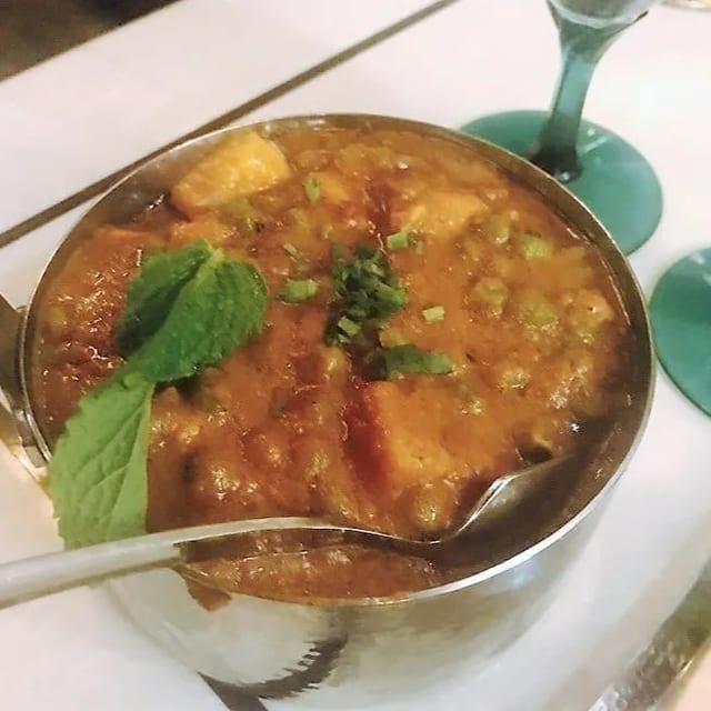 Matter paneer.