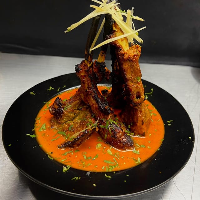 Lamb chops tikka masala.