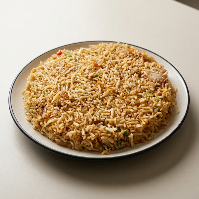 Chicken fried rice.