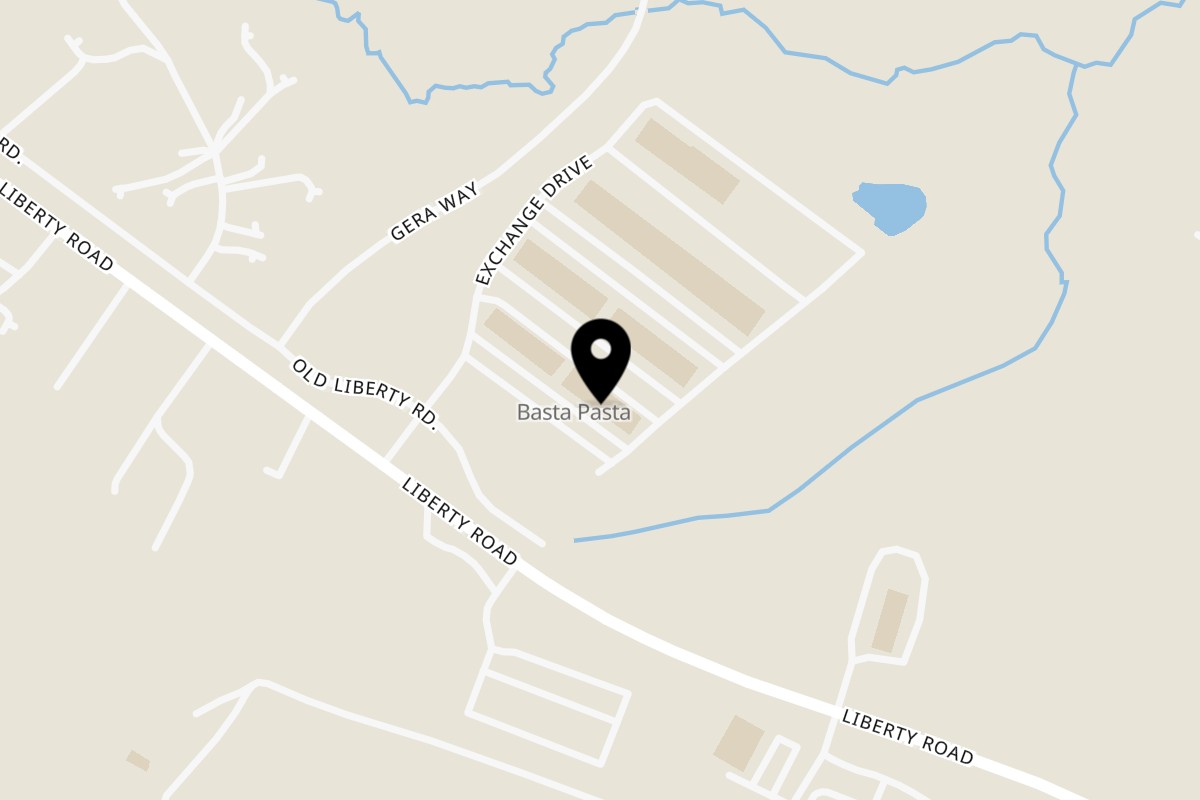 Map showing the location of Kinara Indian Cuisine & Bar on 5957 Exchange Dr in Eldersburg